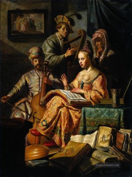 Musical Allegorie Rembrandt Ölgemälde